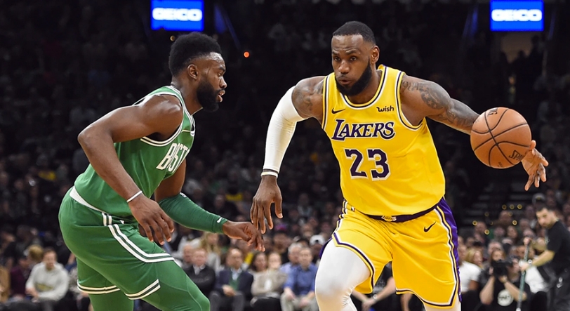 NBA季后赛战局激烈，湖人逆袭凯尔特人